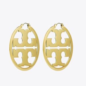 Tory Burch miller hoop earrings